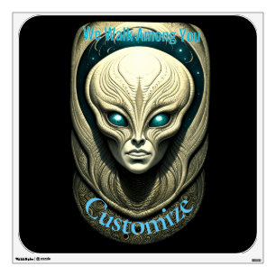 Alien skull Head Thunder_Cove Wall Decal