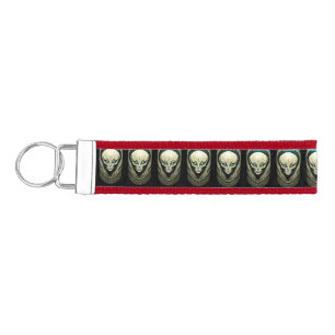 Alien skull Head Thunder_Cove Wrist Keychain