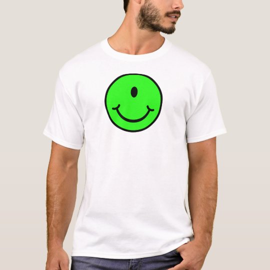Alien Smiley - One Eye T-Shirt