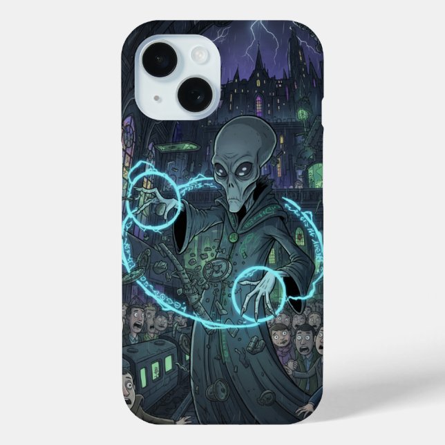 Alien Sorcerer   Case-Mate iPhone Case (Back)