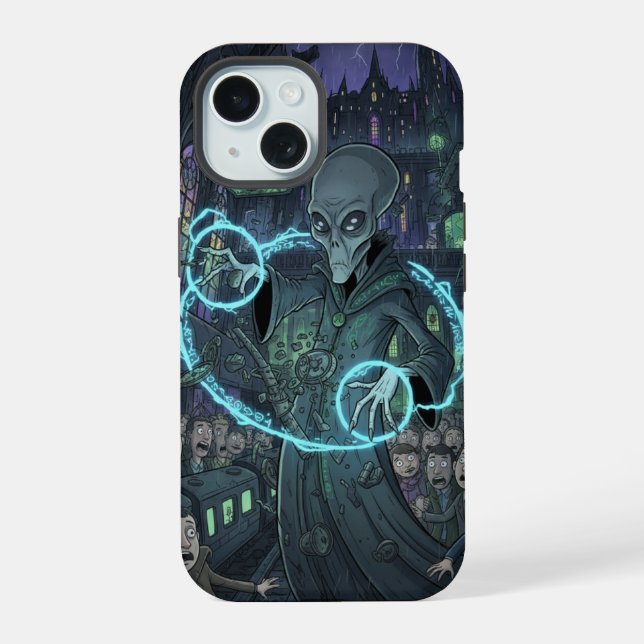Alien Sorcerer   iPhone 15 Case (Back)