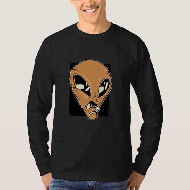alien space aliens ufo  3 T-Shirt (Front)