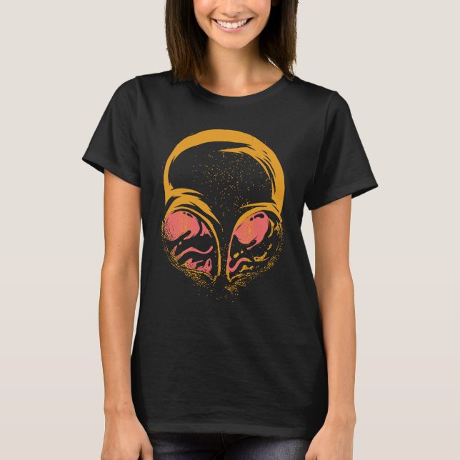 alien space aliens  ufo T-Shirt (Front)