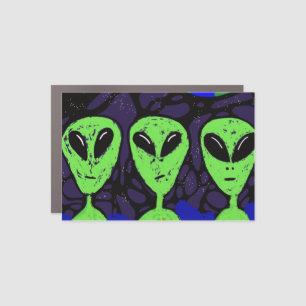 Alien space earth UFO Martian  Car Magnet