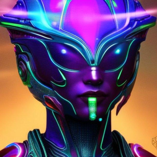 Alien Space Futuristic Beautiful color T-Shirt (Creator Uploaded)