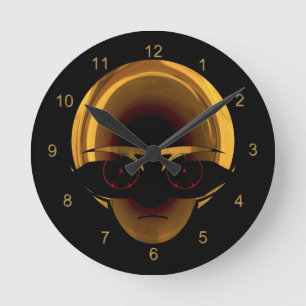 Alien Space Pilot Fun Sci-fi Wall Clock