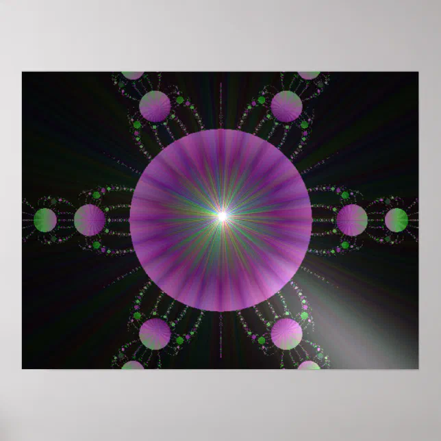 Alien Space Ship Poster | Zazzle