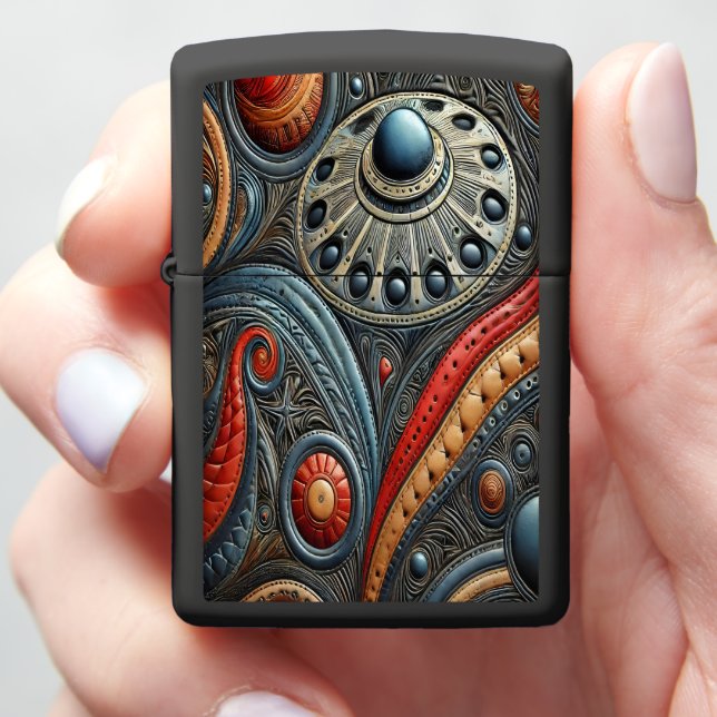 Alien Spacecraft Design Exploration Zippo Lighter (In Hand)