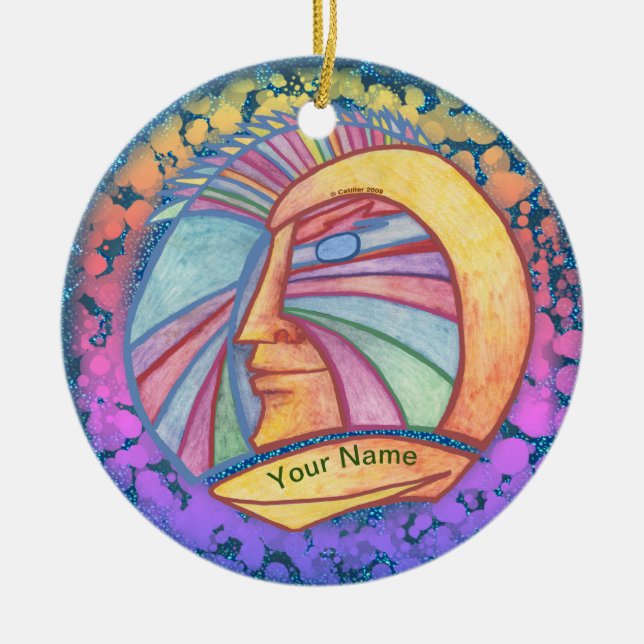 Alien Spaceman  Ornament (Front)