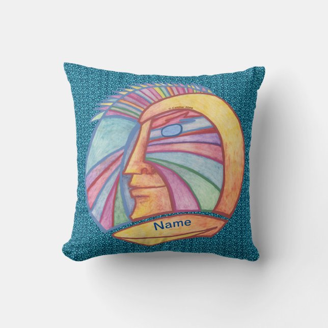 Alien Spaceman  Pillow (Front)