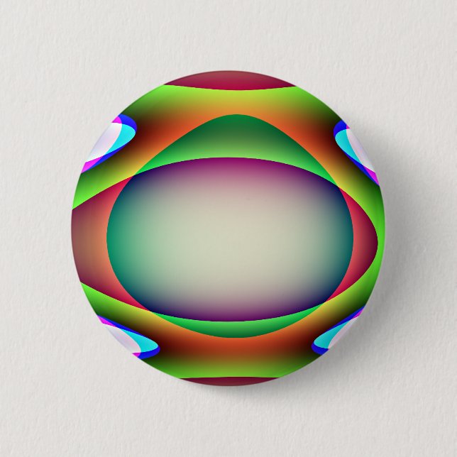 Alien Spaceship Button (Front)