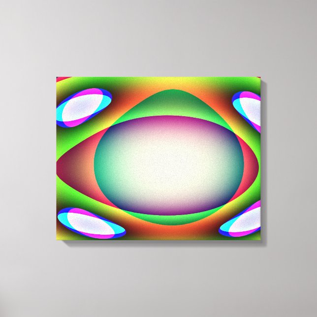Alien Spaceship Canvas Print (Front)