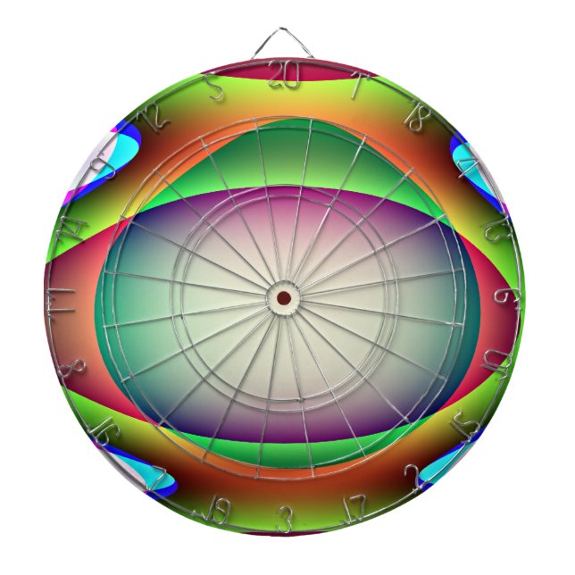 Alien Spaceship Dart Board (Front)
