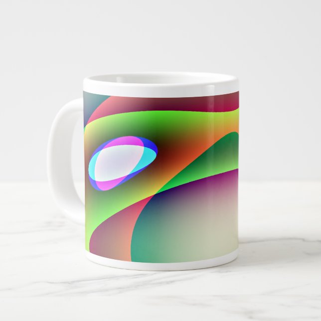 Alien Spaceship Mug (Front Left)