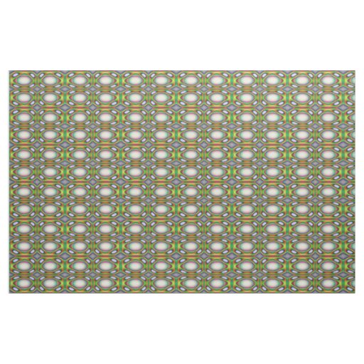 Alien Spaceship patterned Fabric