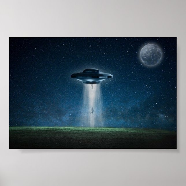 Alien Spaceship Poster (Front)