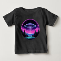 Alien Spaceship Retro Futuristic
