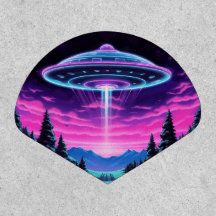 Alien Spaceship Retro Futuristic