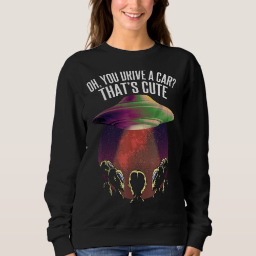 Alien Spaceship UFO Sweatshirt