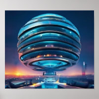 Alien Spaceship Wall Art & Decor Posters