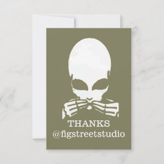 Alien, Speak No Evil, edit text Thank You Card