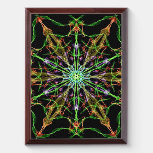 Alien Spider Web Mandala Spider Gifts Award Plaque