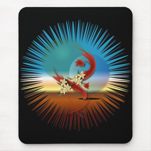 Alien Spring Effects Mouse Pad (Front)