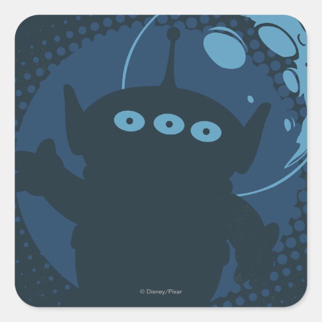 Alien Square Sticker (Front)