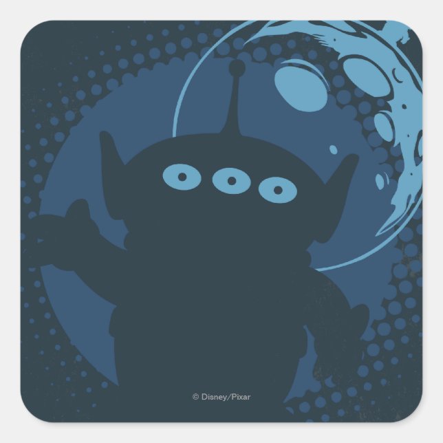 Alien Square Sticker (Front)