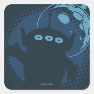 Alien Square Sticker