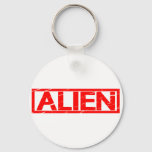 Alien Stamp Keychain