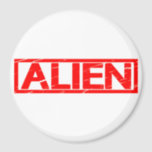 Alien Stamp Magnet