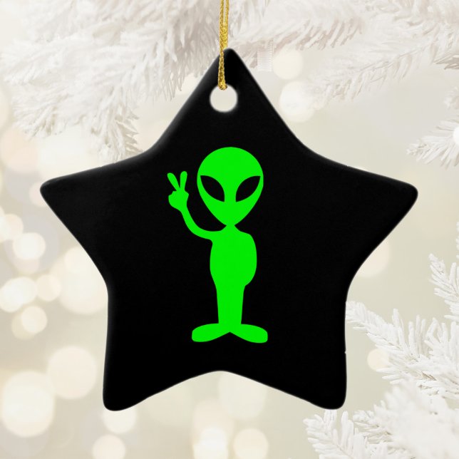 Alien Star Ornament (Alien Star Ornament)