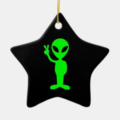 Alien Star Ornament