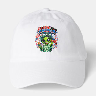 Alien Statue of Liberty 4th of July Hat