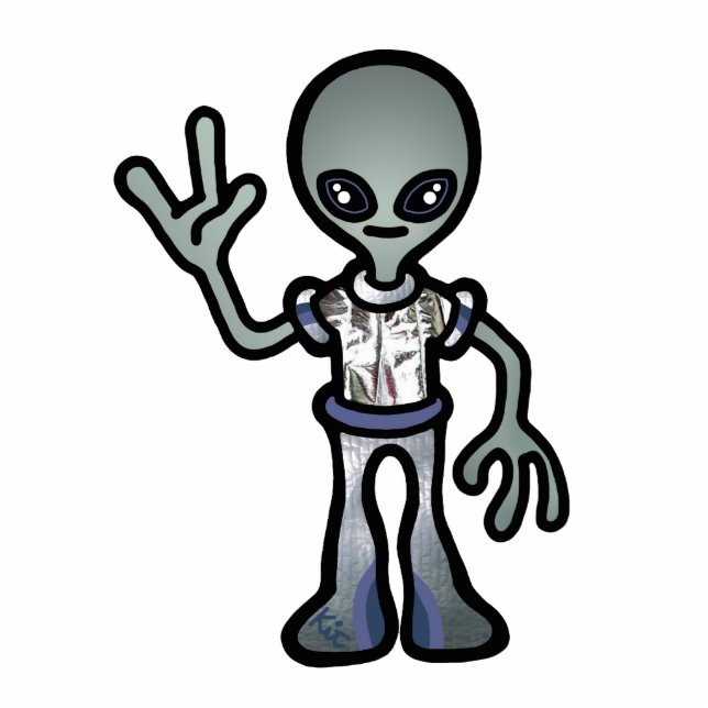 alien statue. statuette (Front)