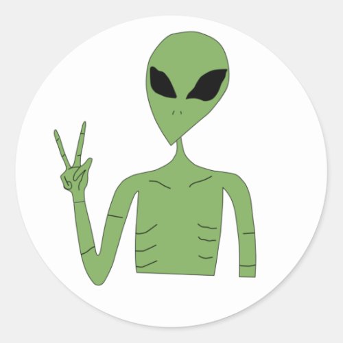 Alien Sticker 