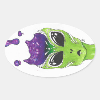 Alien Sticker