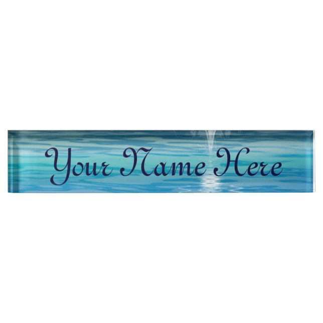 Alien Sunrise Nameplate (Front)