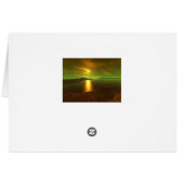 Alien sunset  cards (Back Horizontal)