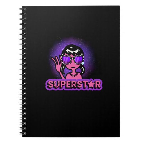 Alien Superstar Spiral Photo Notebook