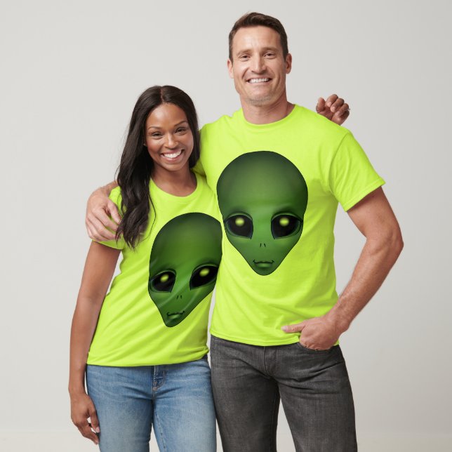 Alien Tank Top Men's Grey Alien Muscle Shirts (Unisex)