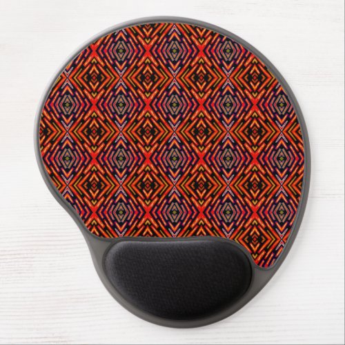 Alien Tech Random Unique Hand Drawn Pattern Gel Mouse Pad