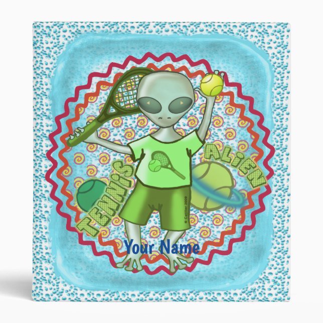 Alien Tennis  binder (Front)
