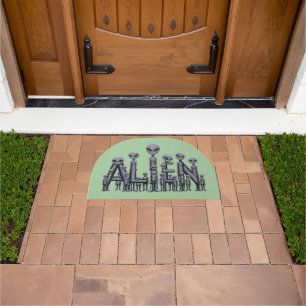 Alien Text Doormat
