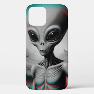 alien themed iPhone 12 phone case