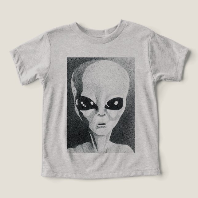 Alien Toddler T-shirt (Design Front)