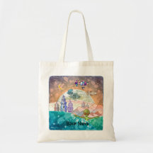 Alien City Tote Bag
