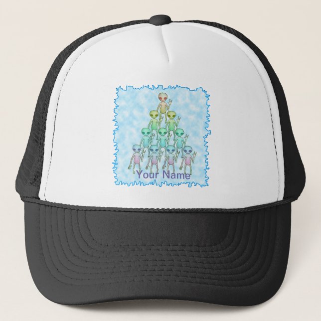 Alien Triangle Trucker Hat (Front)