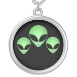 Alien Trio Necklace